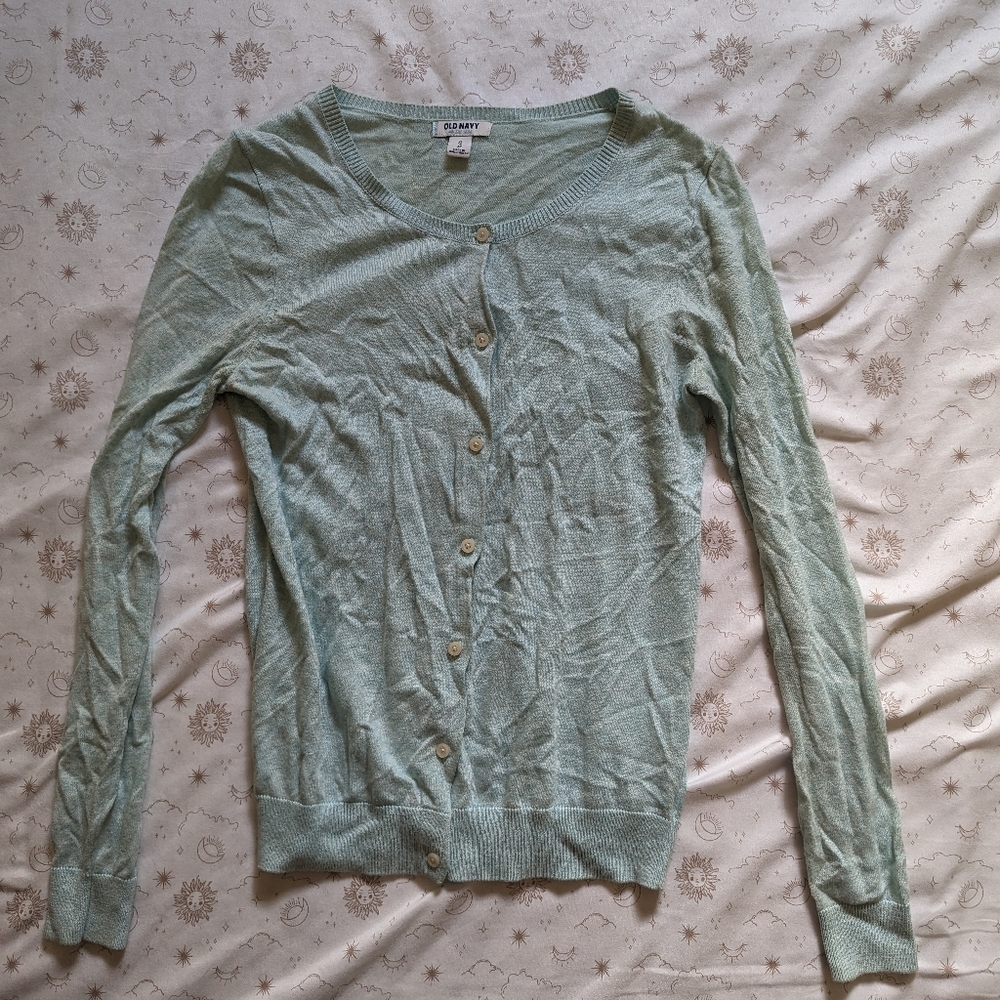 Old navy light blue cardigan